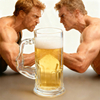 590ml Muscular Arm Handle Beer Mug, Creative Barware Glass