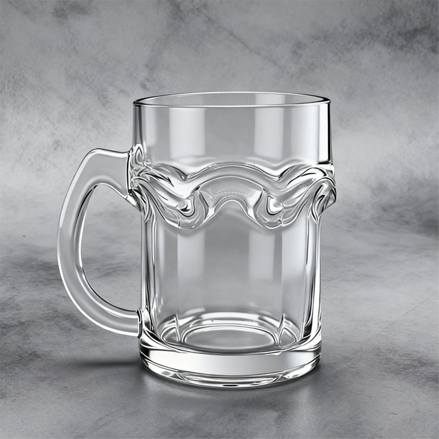 Classic Wave Bar Glass 480ml Beer Mug 