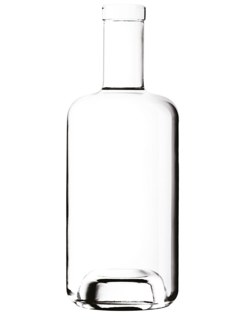 Safe Silk Screen Spirit Bottle For Gin 750ml