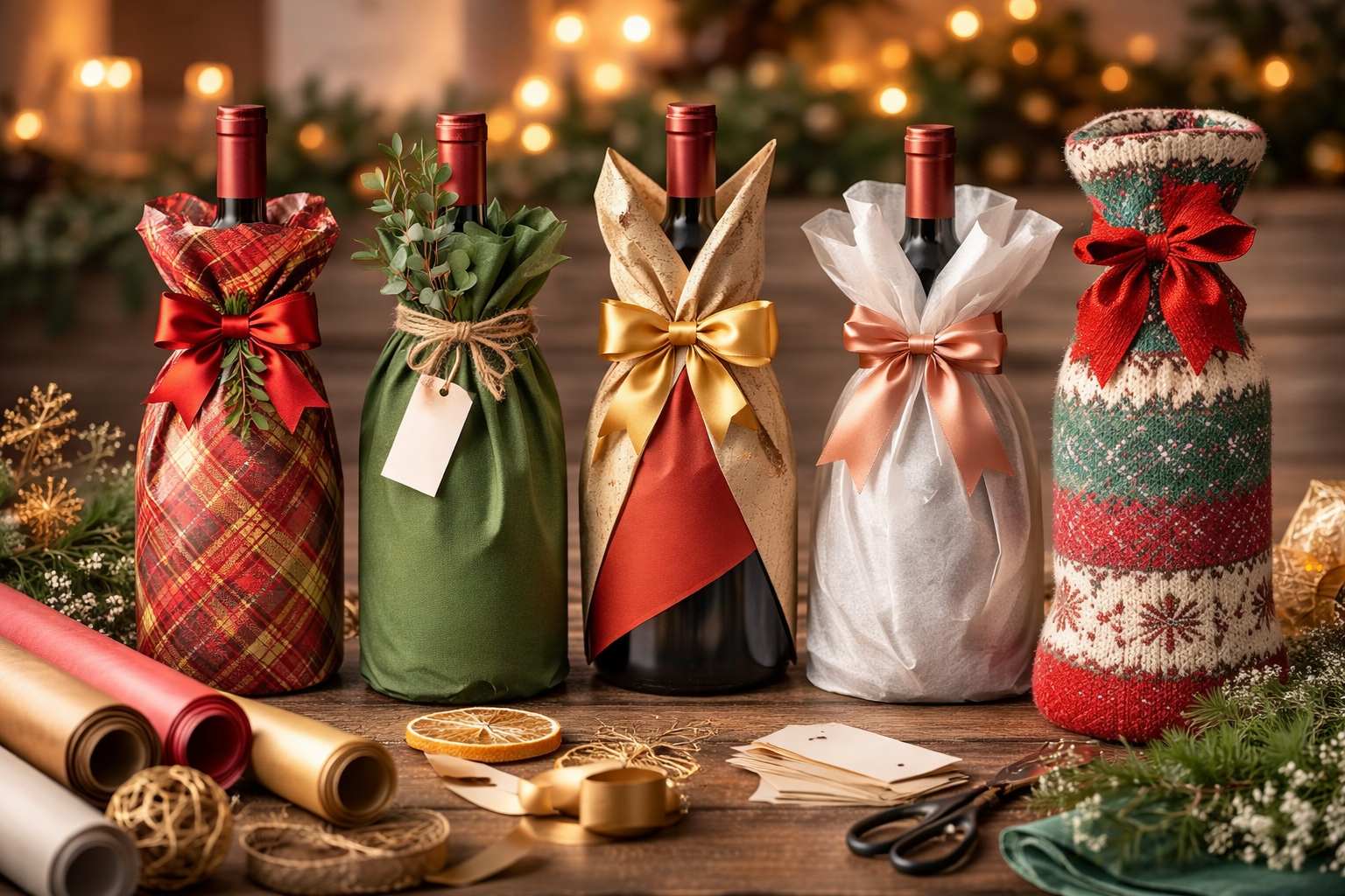How To Wrap A Wine Bottle: Creative, Elegant & Easy Gift Ideas