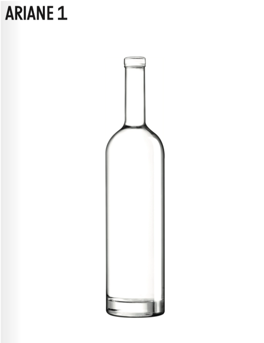 Custom Recyclable Vodka Bottle With Cork
