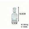 Clear Glass Perfume Bottle with Round Stopper for Home Aromatherapy Use